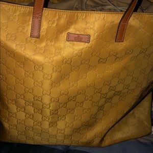 Gucci nylon ex large tote.